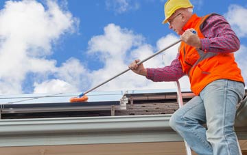Grange Villa soft wash roof cleaning
